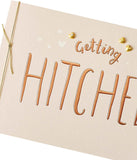 Getting Hitched Wedding Congratulations Card