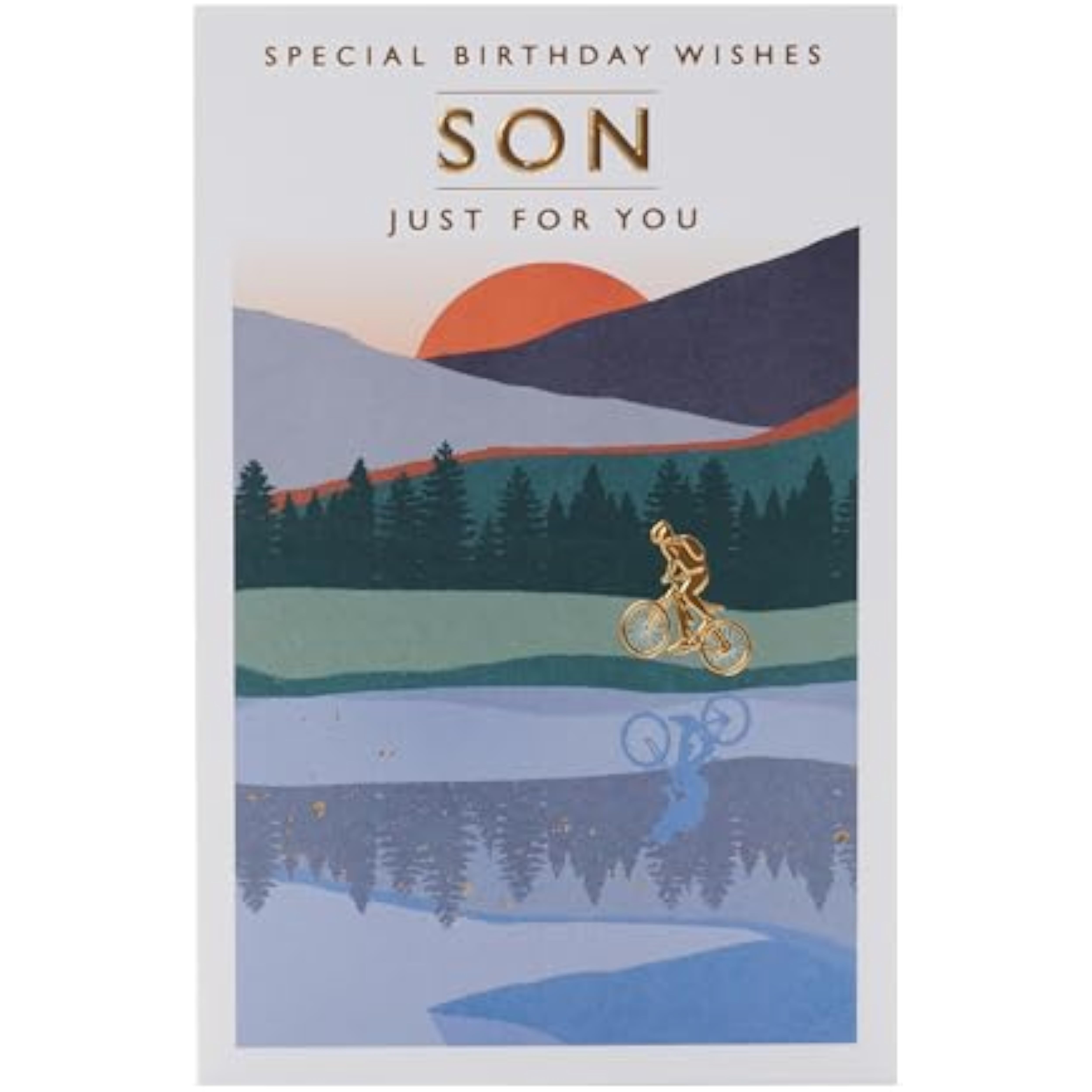 UK Greetings Birthday Card for Son - Cycling Design