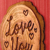 Love Always Carved Tree Valentine's Day Card