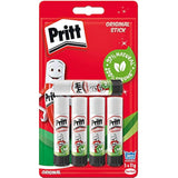 Pritt Glue Stick, Safe & Child-Friendly Craft Glue for Arts & Crafts Activities, Strong-Hold adhesive for School & Office Supplies, 5x11g Pritt Stick