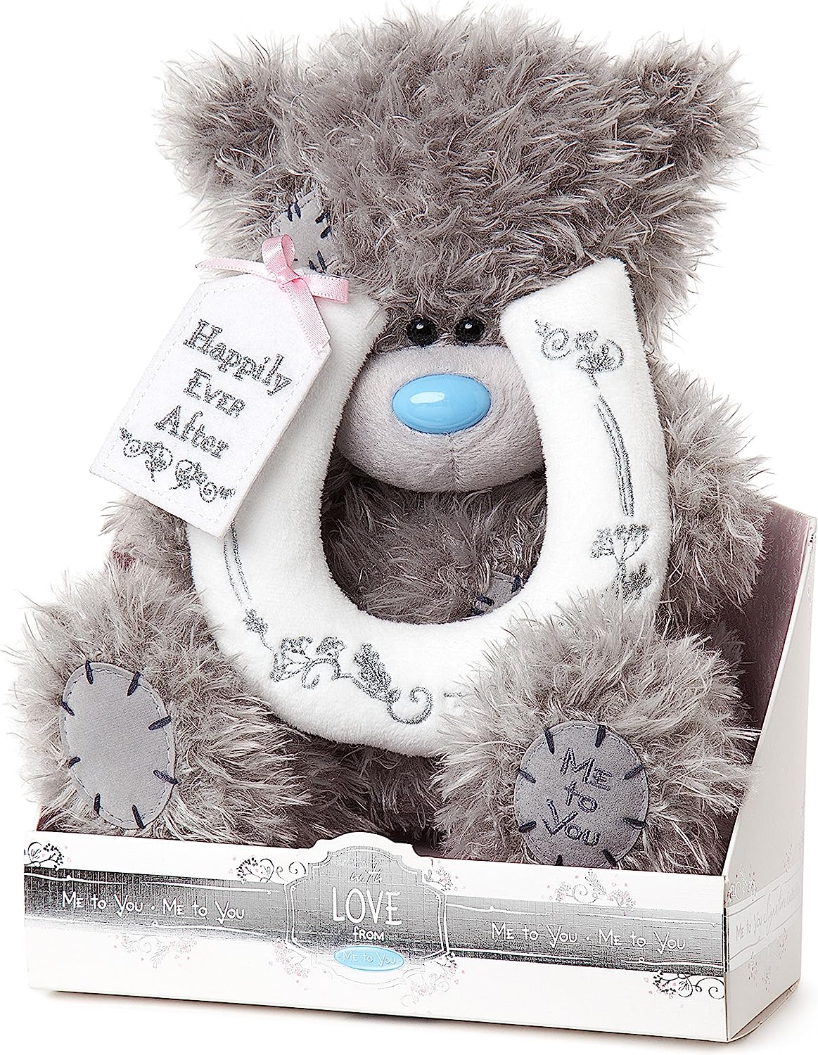 Tatty Teddy with Horseshoe Wedding Gift