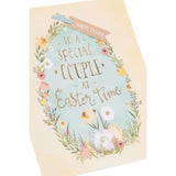 UK Greetings Easter Card for A Special Couple - Floral Eggs Design