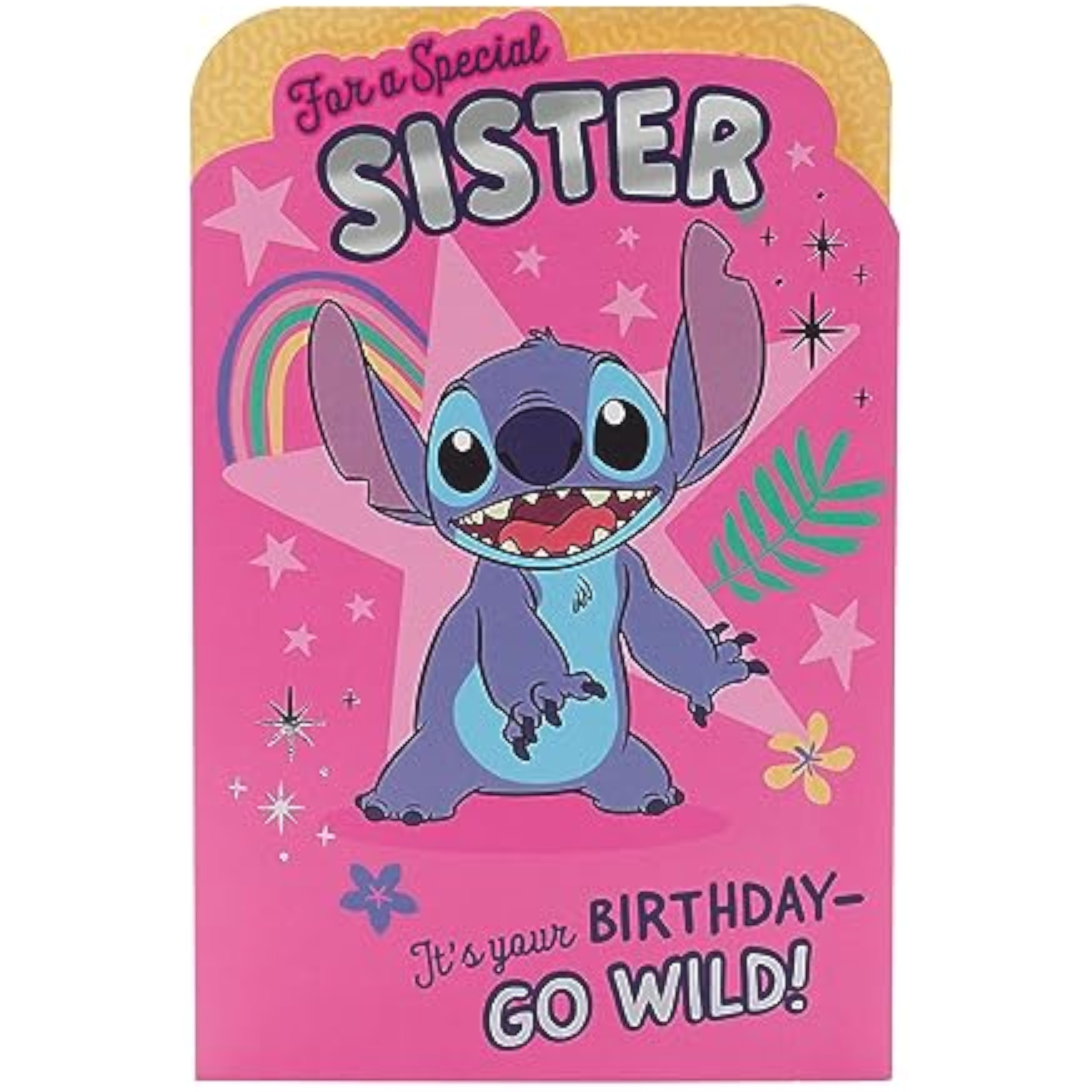 Disney Birthday Card for Sister - Stitch Design