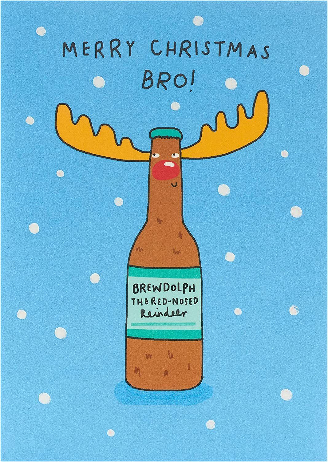 Brewdolph. Reindeer drinking beer-Brother (60)