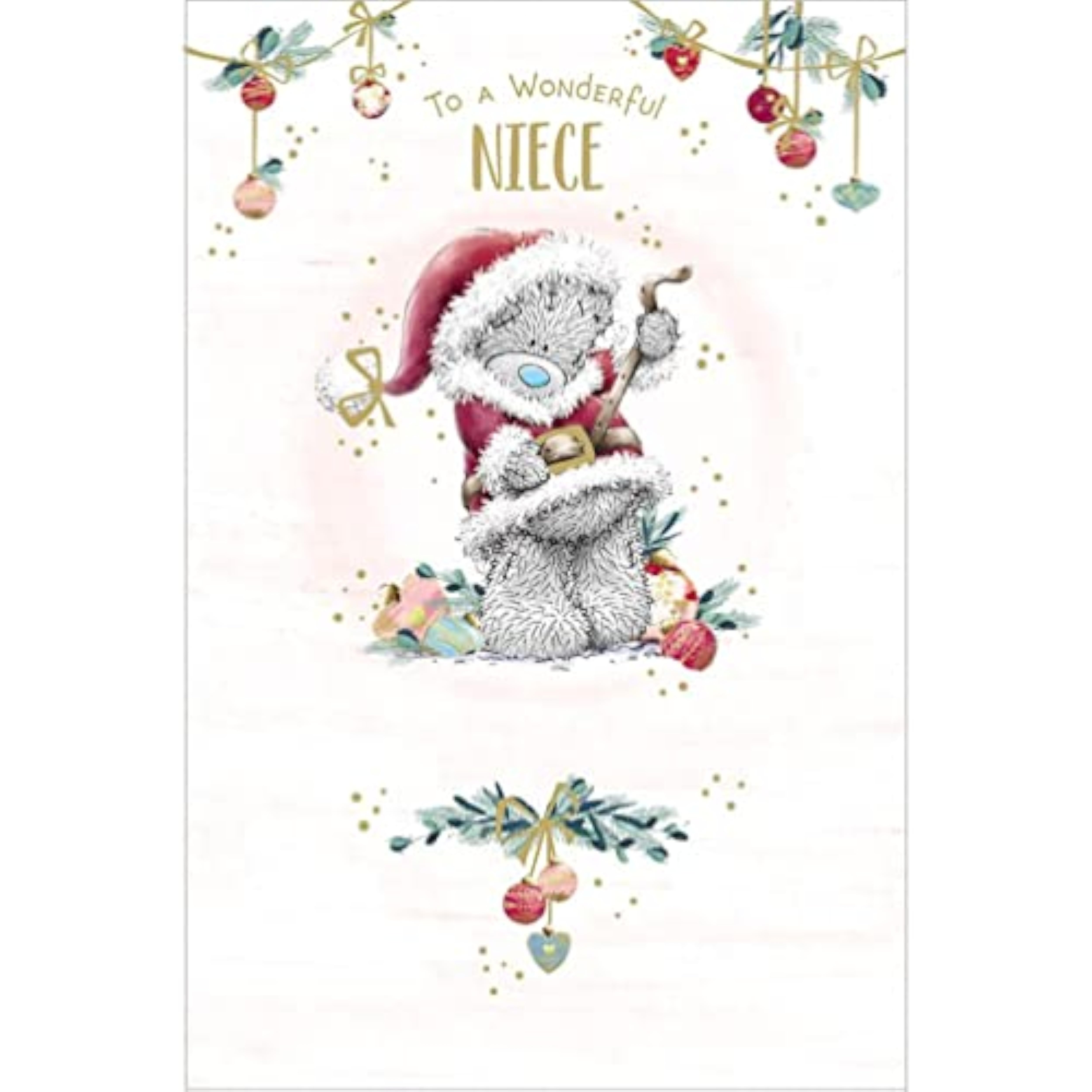 Me To You Bear Niece Christmas Card