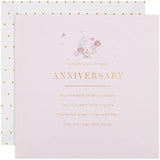 Anniversary Card to Both Elegant Text Led Design