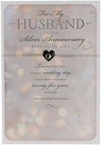 For My Husband on Our Silver Anniversary with All my Love