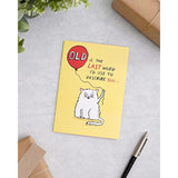 UK Greetings Birthday Card For Him/Her/Friend With Envelope - Age Joke Design