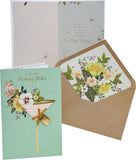 Multipack of 6 Birthday Cards for Her/Friend - Beautiful Design