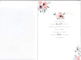 Large Exquisite Card Wife On Our 60th Diamond Wedding Anniversary Card