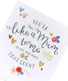 Mother's Day Card Like a Mum with Gold Foil Finish