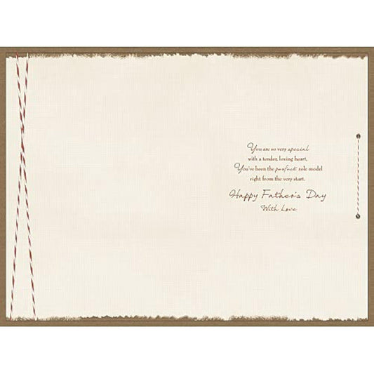 Father's Day greeting card by Xpress Yourself featuring a sailing boat design and a heartfelt message for dads.