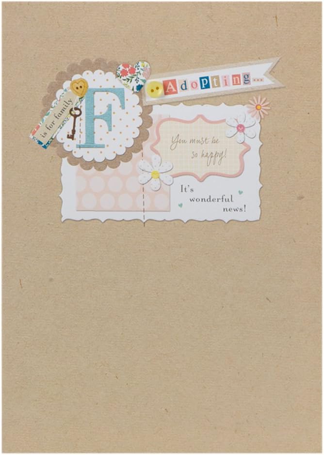 Hallmark Contemporary Embossed Adoption Card