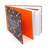 Pukka Bloom Visitors Book A4 Black Floral