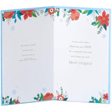 UK Greetings Christmas Card for Her/Friend - Floral Design