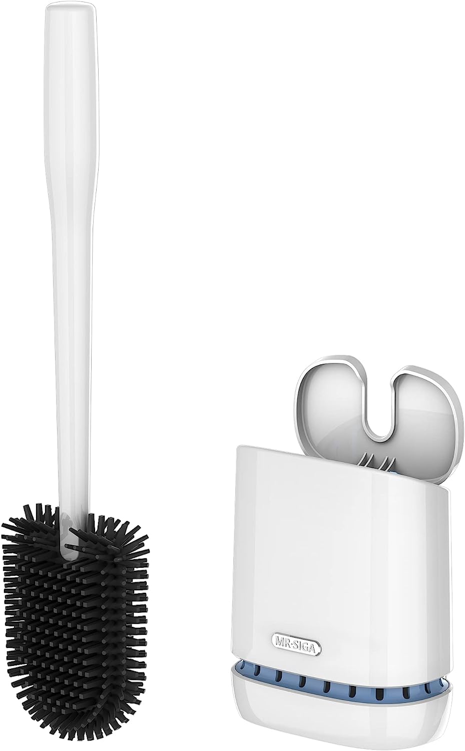 ValueX Open Toilet Brush and Holder White