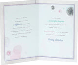 Daughter Birthday Card with Nice Sentimental Verse Luxury Card