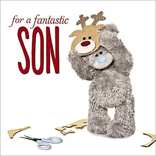 For a Fantastic Son 3D Holographic Christmas Card