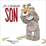 For a Fantastic Son 3D Holographic Christmas Card