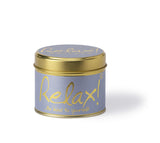 Relax Scented Tin Candle