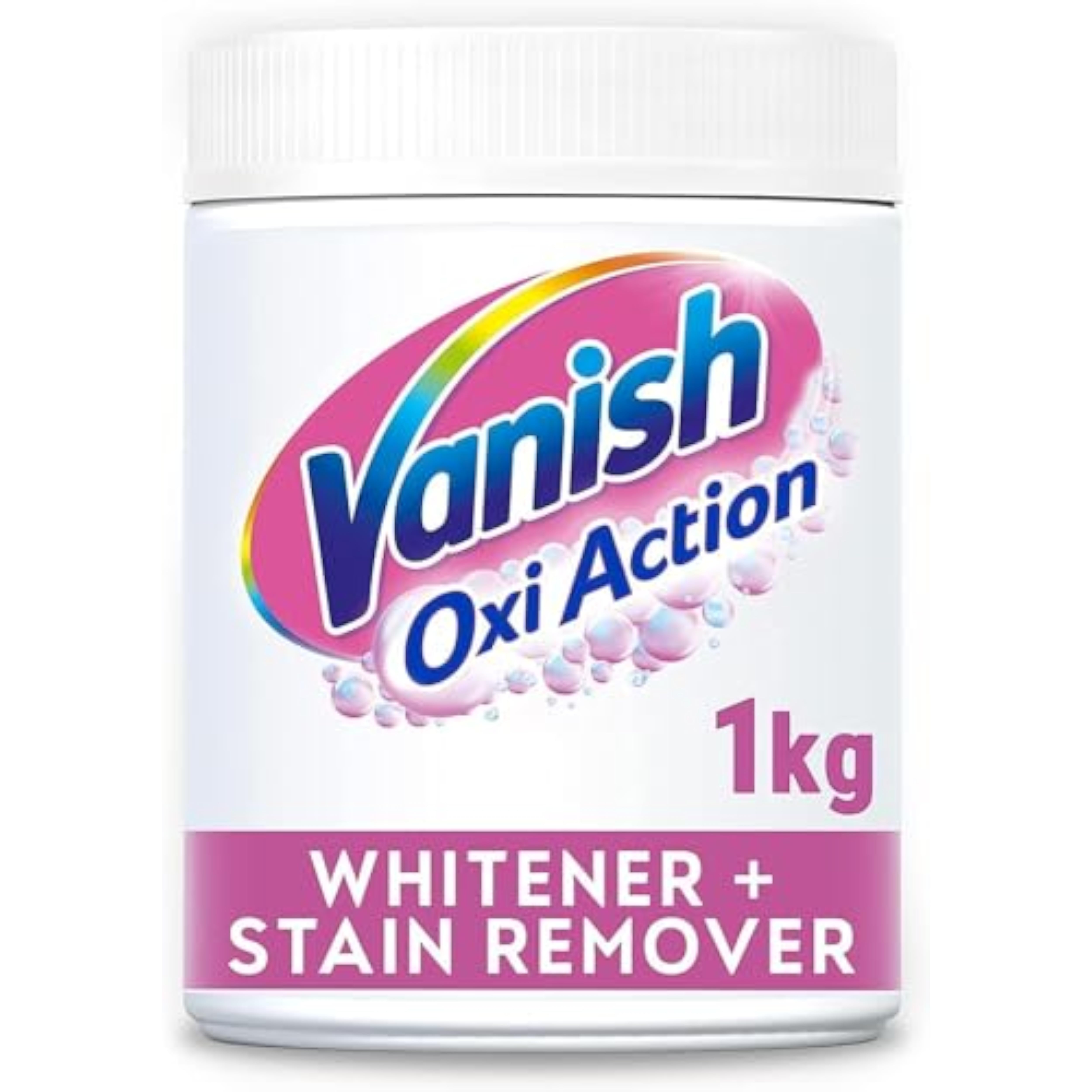 Vanish Oxi Action Whitener and Stain Remover Powder for Whites 1kg, Pack of 6 | Chlorine Bleach Free Formula | For Whiter Whites, Safe on Everyday Fabrics