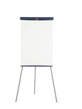 Nobo Basic Steel Tripod Flipchart Easel Magnetic 680x680mm Silver