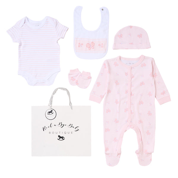 Send It By Pink Butterfly 5 Piece Set