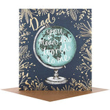 Hallmark 25501370 Dad Father's Day Card "You Mean The World" - Medium